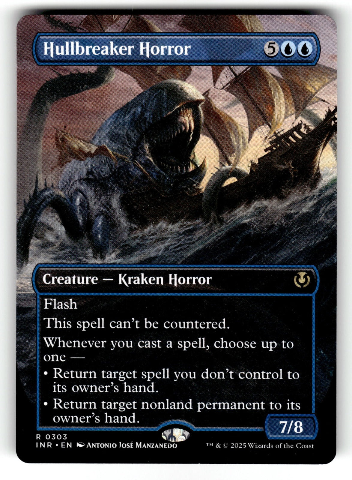 Hullbreaker Horror (Borderless) – 303 INR: Innistrad Remastered R NM