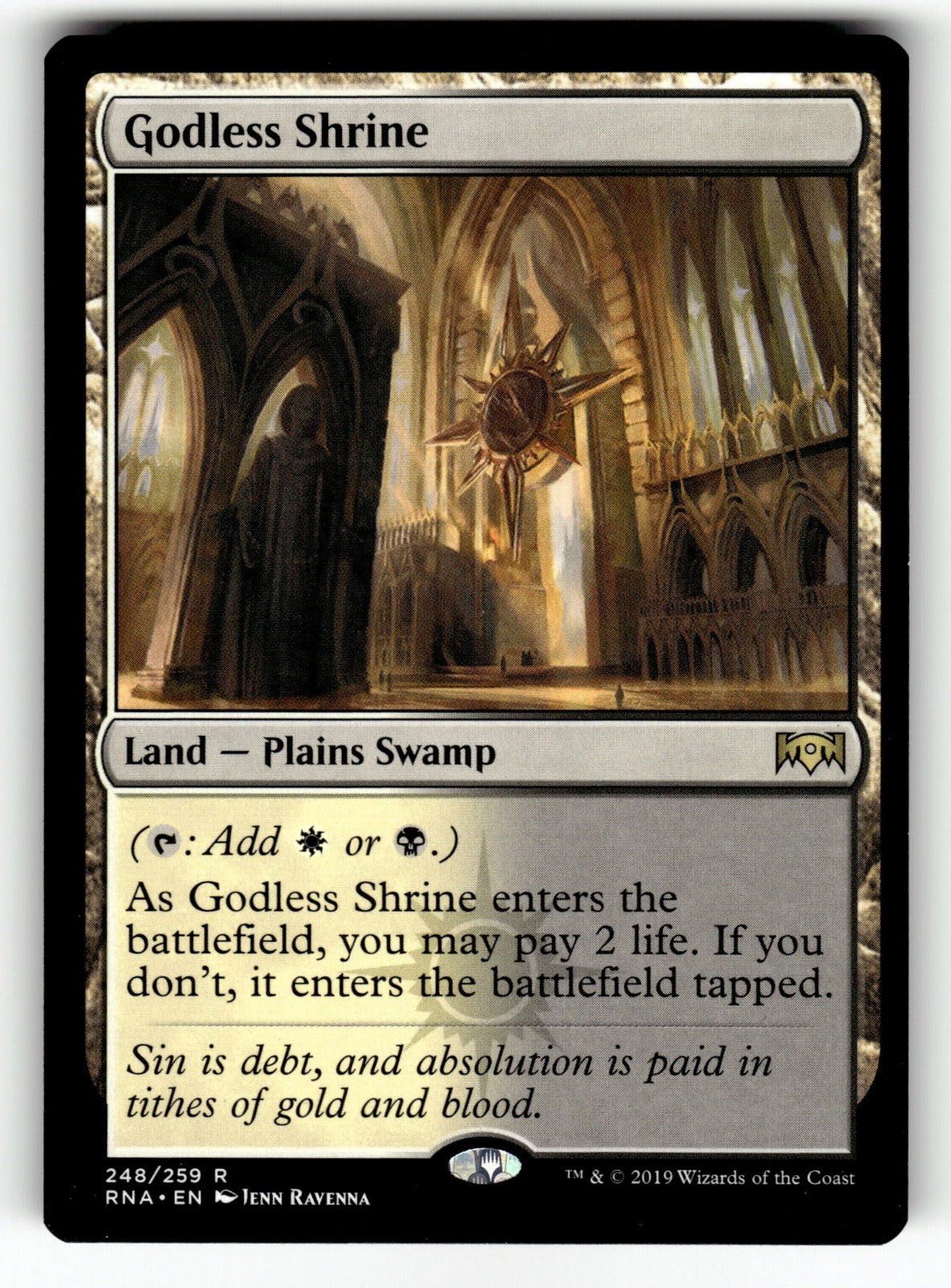 Godless Shrine – 248 RNA: Ravnica Allegiance R NM
