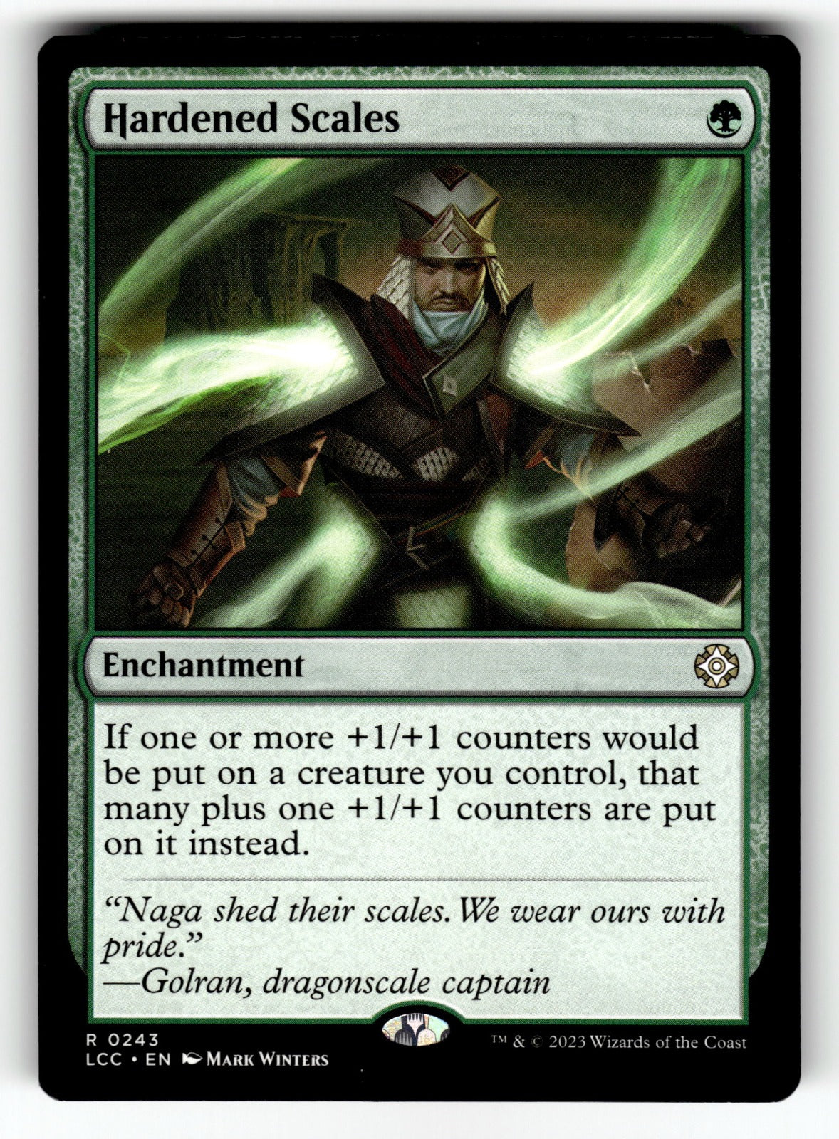 Hardened Scales – 243 LCC: Commander: The Lost Caverns of Ixalan R NM