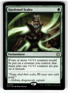Hardened Scales – 243 LCC: Commander: The Lost Caverns of Ixalan R NM