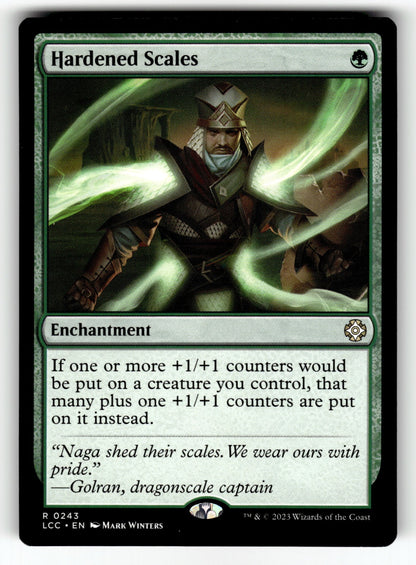 Hardened Scales – 243 LCC: Commander: The Lost Caverns of Ixalan R NM