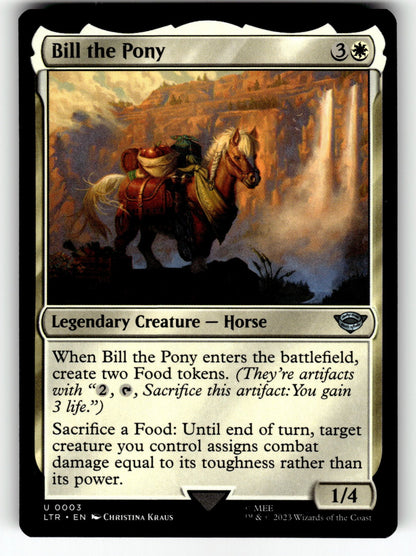 Bill the Pony – 3 LTR: Universes Beyond: The Lord of the Rings: Tales of Middle-earth U NM
