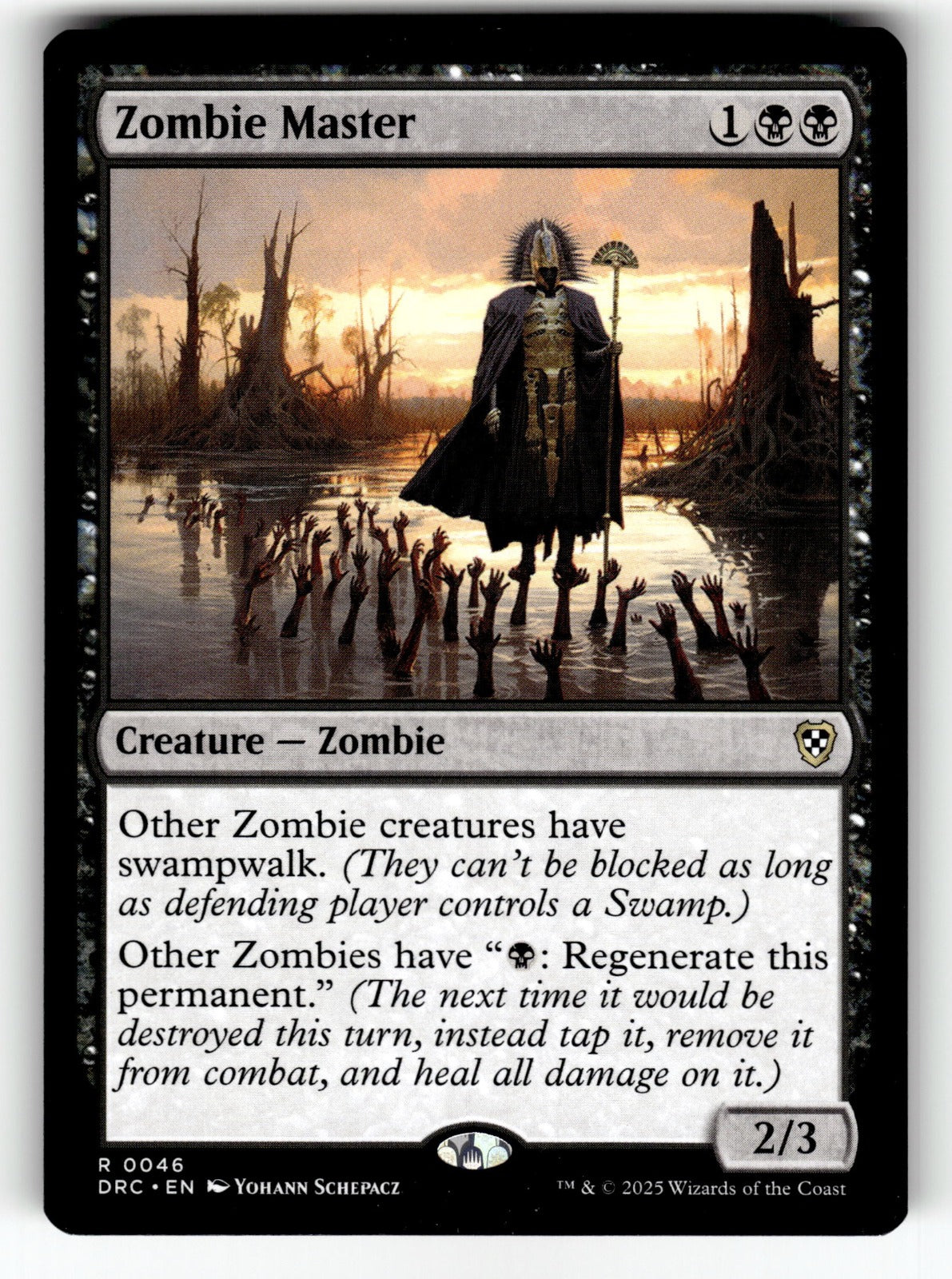 Zombie Master – 46 DRC: Commander: Aetherdrift R NM