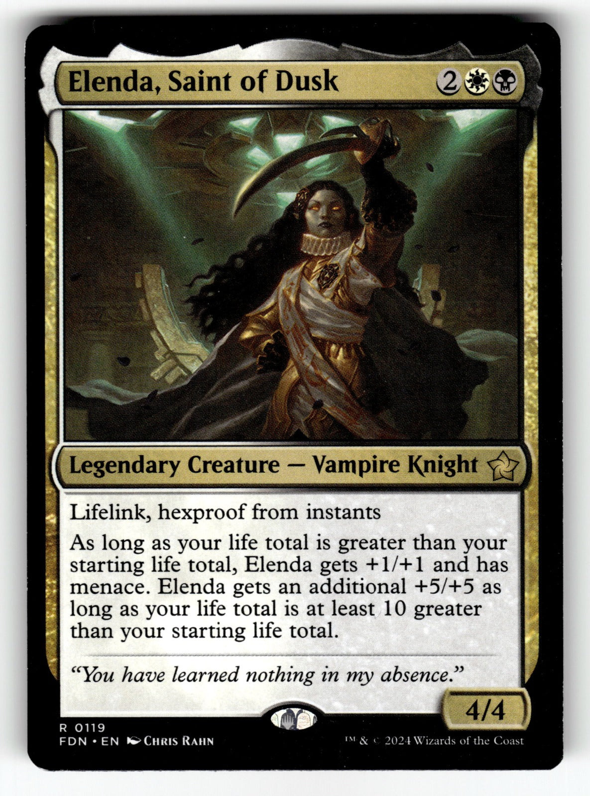 Elenda, Saint of Dusk – 119 FDN: Foundations R LP