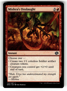Mishra's Onslaught – 143 BRO: The Brothers' War C NM