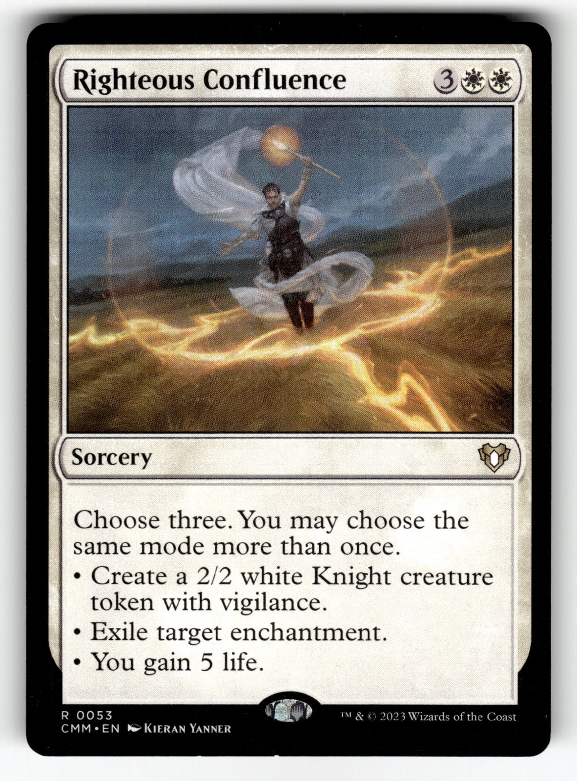 Righteous Confluence – 53 CMM: Commander Masters R NM