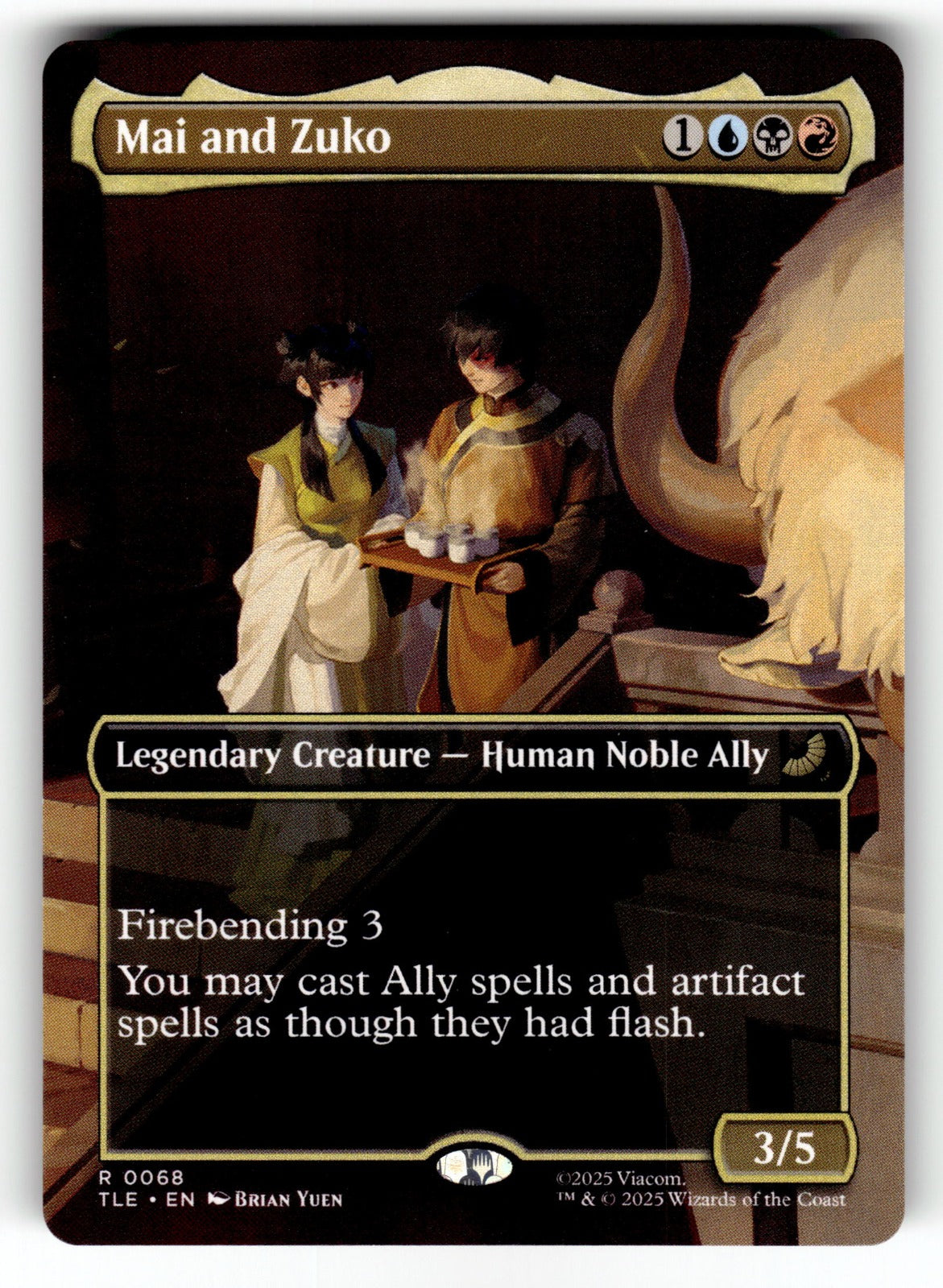 Mai and Zuko (Borderless) – 68 TLE: Avatar: The Last Airbender: Eternal-Legal R NM