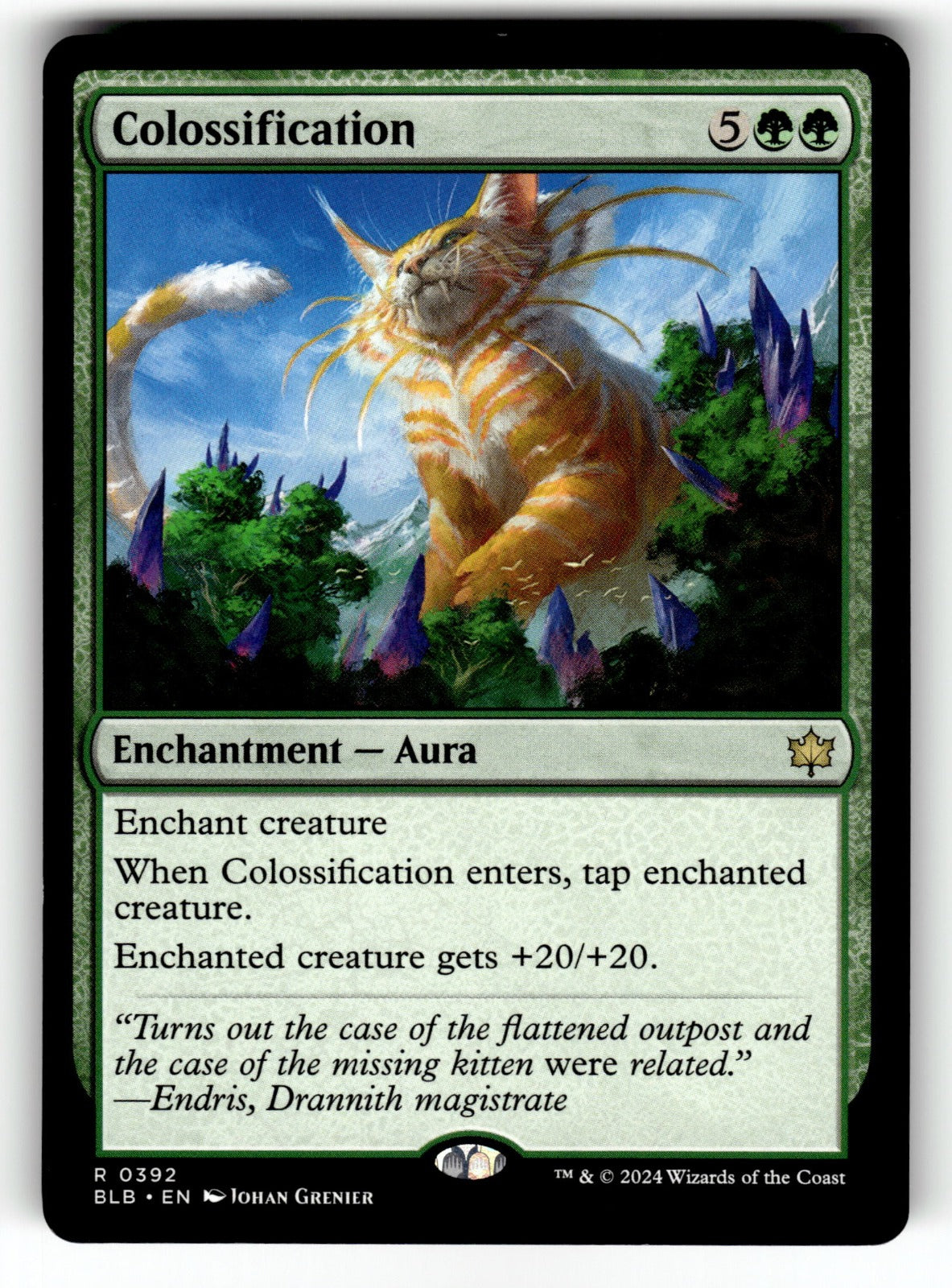 Colossification – 392 BLB: Bloomburrow R NM
