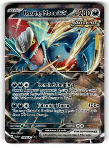 Roaring Moon ex – 124/182 PAR: SV04: Paradox Rift Double Rare Holo NM