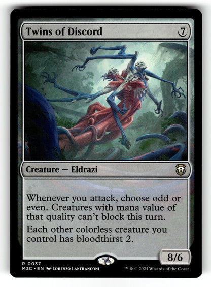 Twins of Discord – 37 M3C: Commander: Modern Horizons 3 R NM