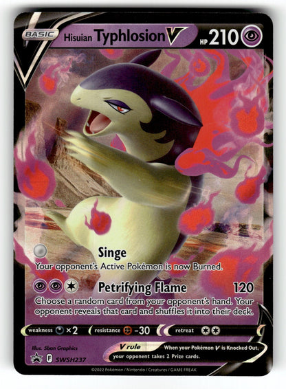 Hisuian Typhlosion V – SWSH237 SWSD: SWSH: Sword & Shield Promo Cards Promo Holo NM