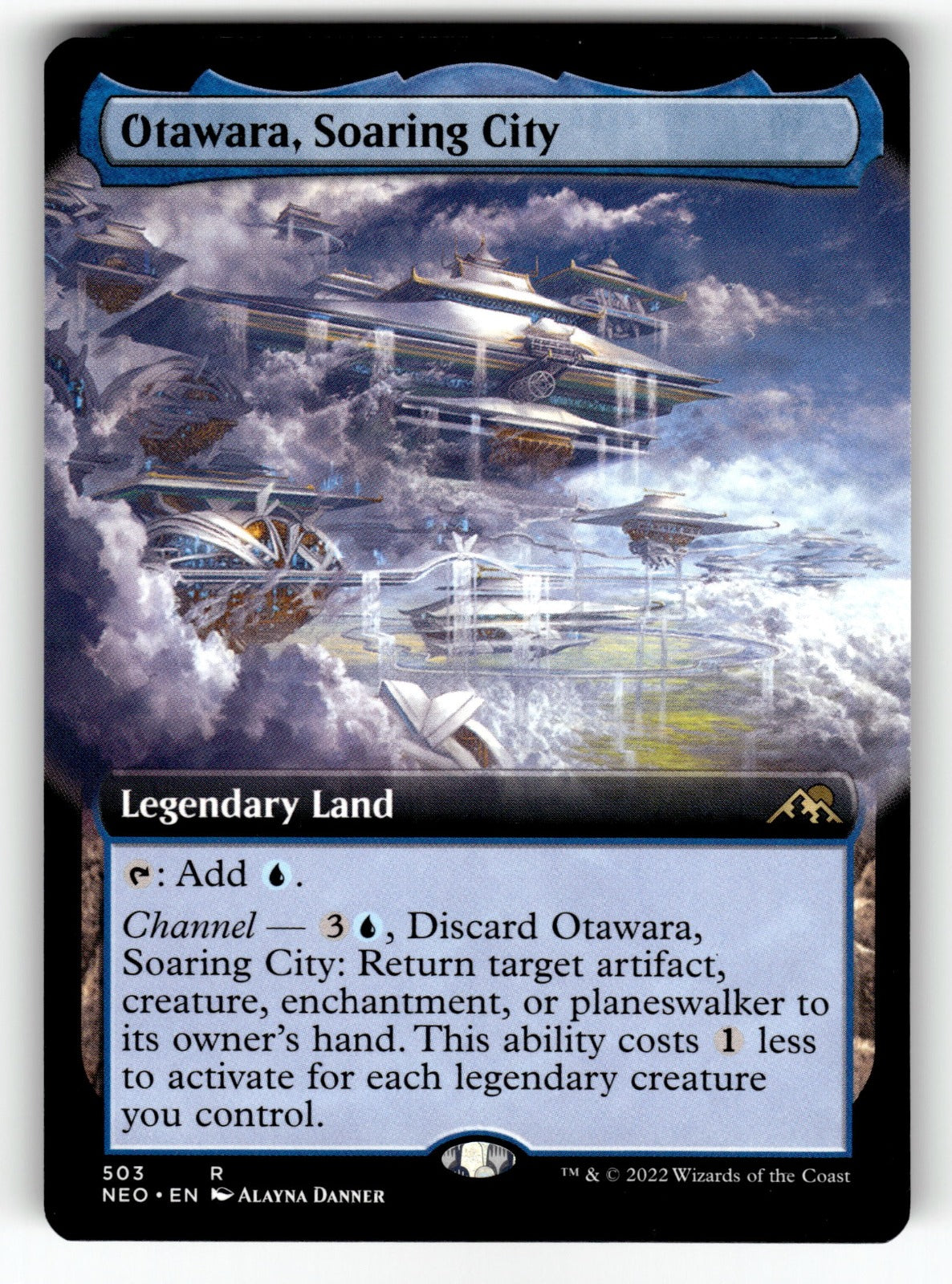 Otawara, Soaring City (Extended Art) – 503 NEO: Kamigawa: Neon Dynasty R LP