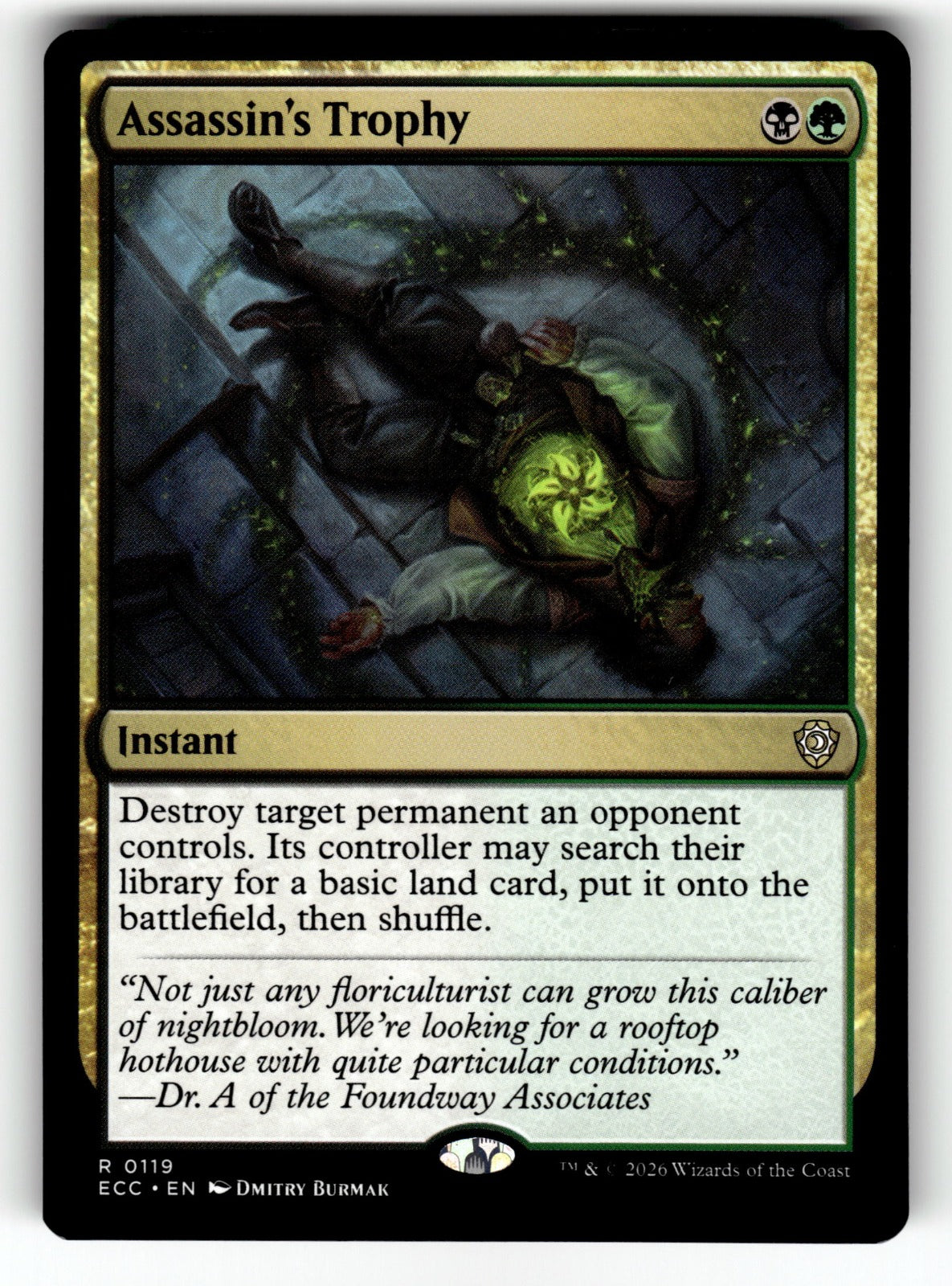 Assassin's Trophy – 119 ECC: Commander: Lorwyn Eclipsed R NM
