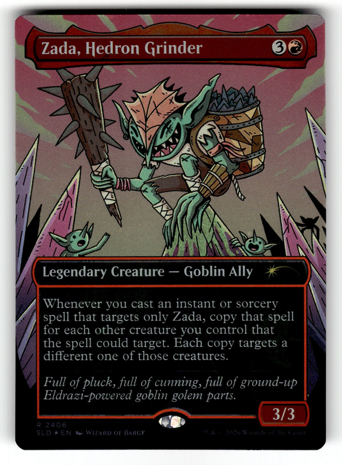 Zada, Hedron Grinder – 2406 SLD: Secret Lair Drop Series R Foil NM