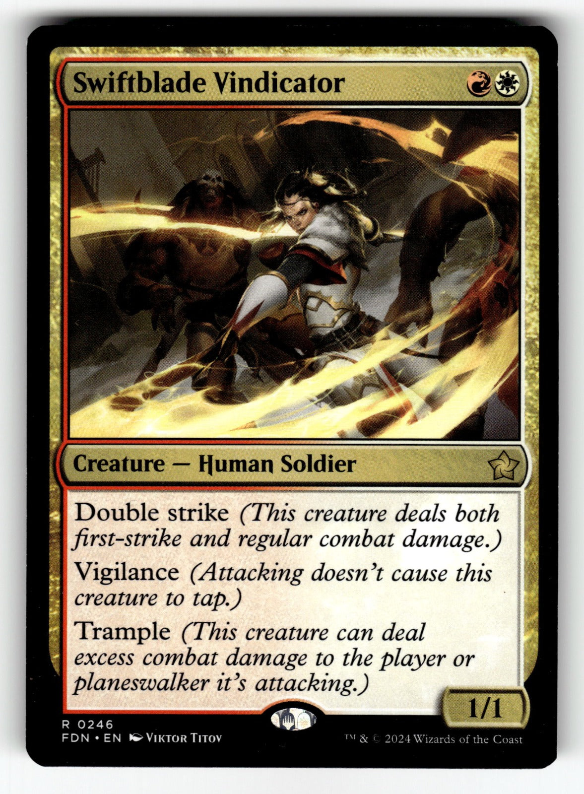 Swiftblade Vindicator – 246 FDN: Foundations R NM