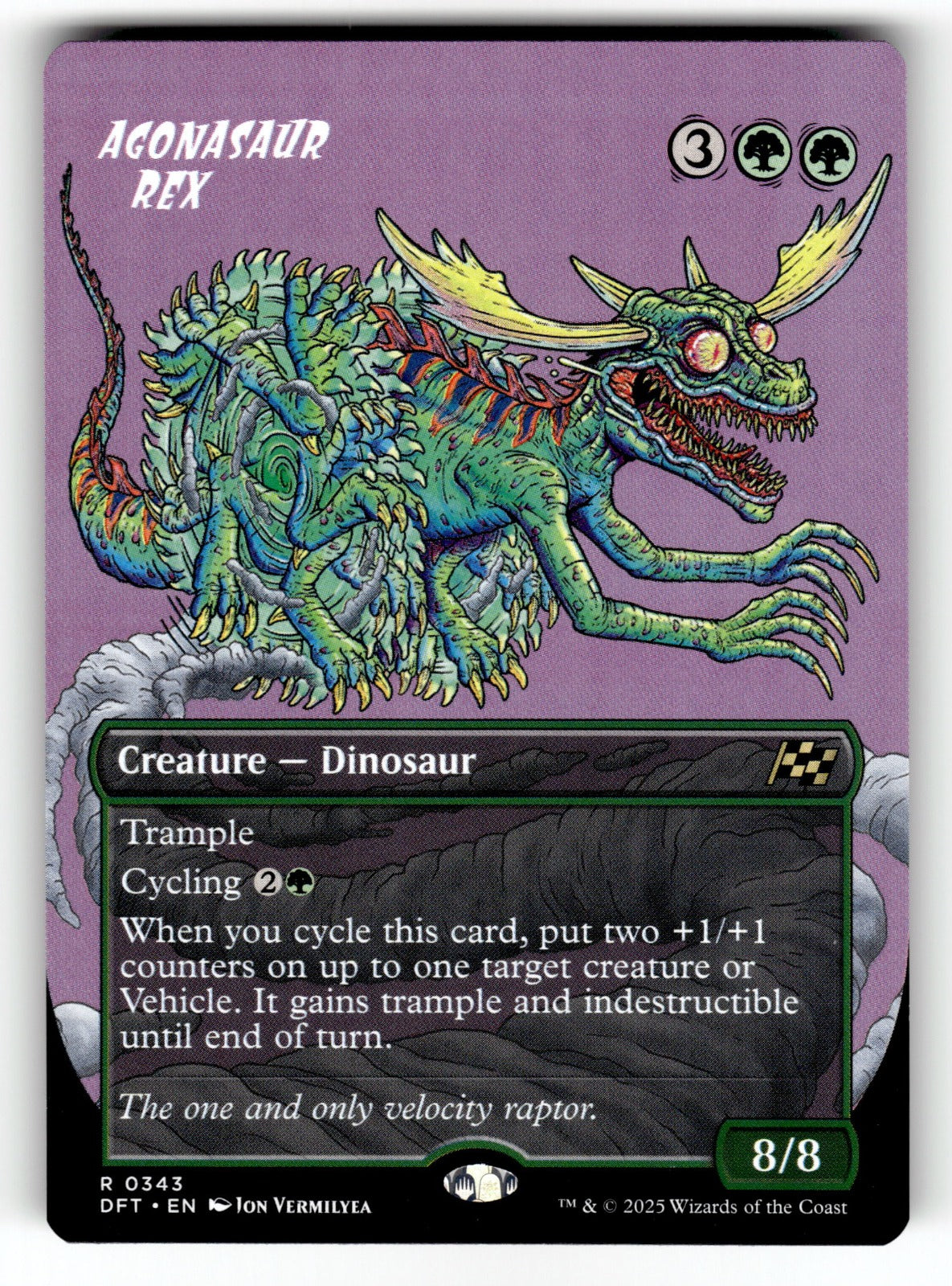 Agonasaur Rex (Borderless) – 343 DFT: Aetherdrift R LP