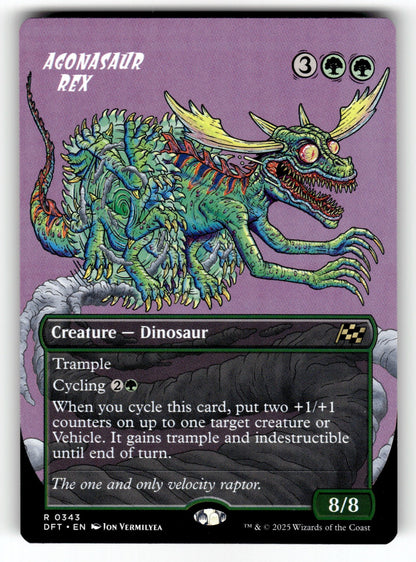 Agonasaur Rex (Borderless) – 343 DFT: Aetherdrift R LP