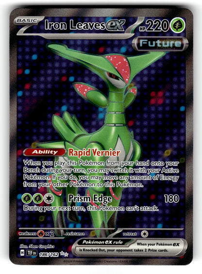 Iron Leaves ex – 186/162 TEF: SV05: Temporal Forces Ultra Rare HoloNM