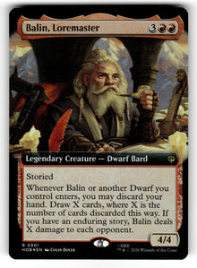 Balin, Loremaster (Extended Art) – 301 HOB: The Hobbit R Foil LP