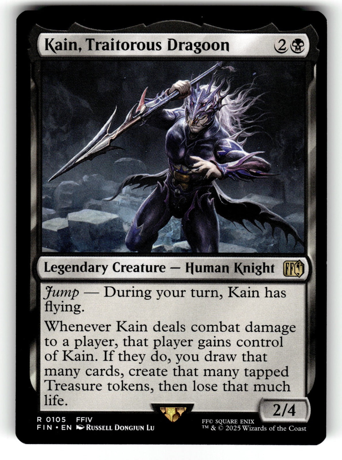 Kain, Traitorous Dragoon – 105 FIN: FINAL FANTASY R LP