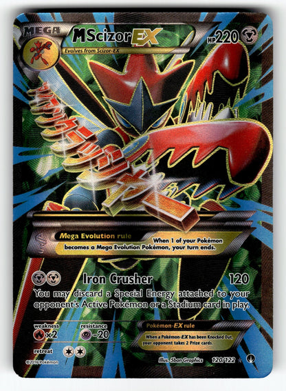 M Scizor EX (Full Art) – 120/122 BKP: XY - BREAKpoint Ultra Rare Holo LP