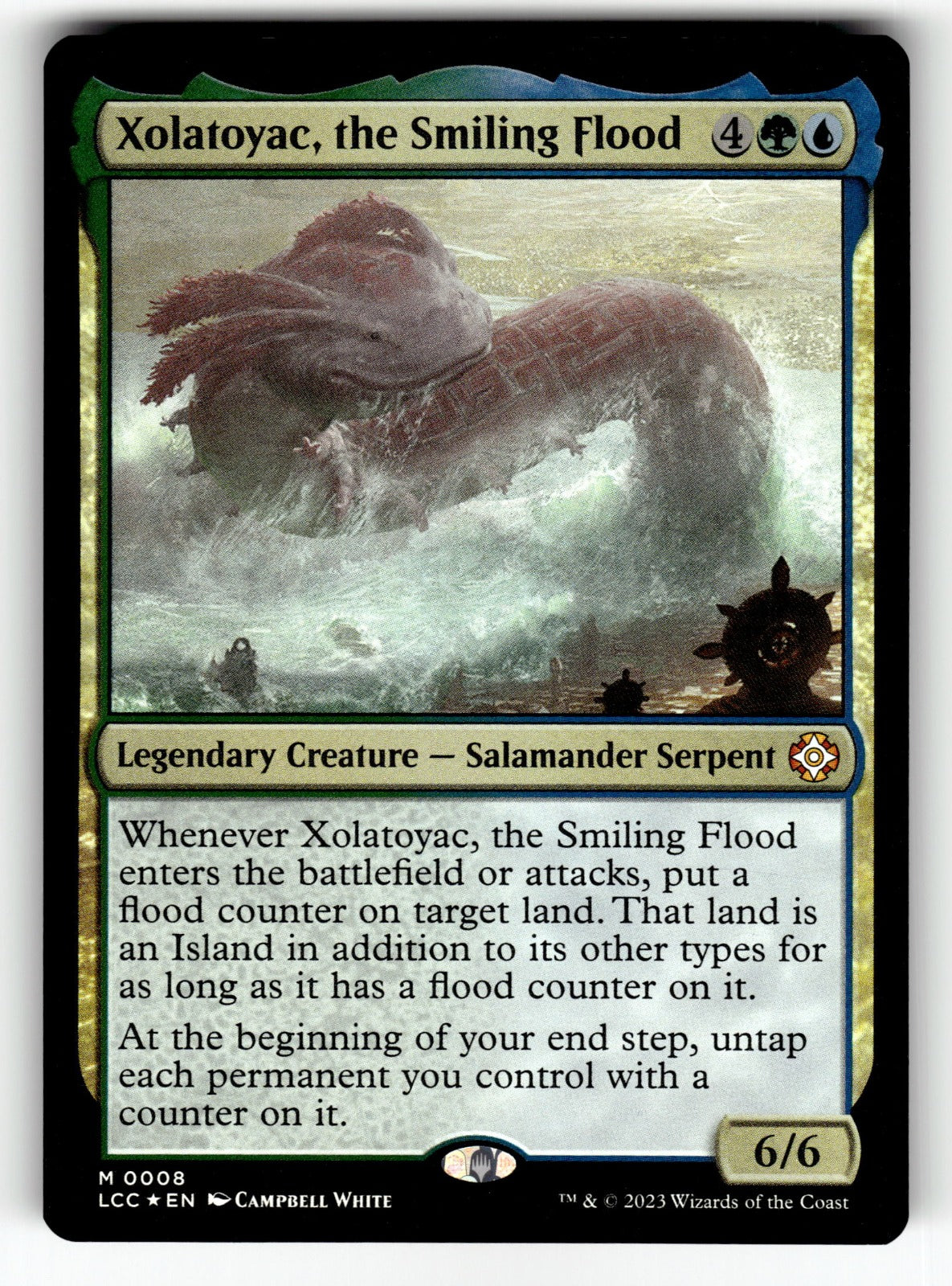 Xolatoyac, the Smiling Flood – 8 LCC: Commander: The Lost Caverns of Ixalan M Foil NM