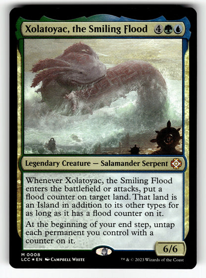 Xolatoyac, the Smiling Flood – 8 LCC: Commander: The Lost Caverns of Ixalan M Foil NM