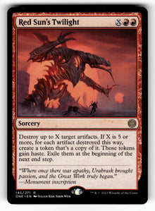 Red Sun's Twilight – 145 ONE: Phyrexia: All Will Be One R NM