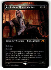 Sorin of House Markov (Borderless) (Textured Foil) – 470 MH3: Modern Horizons 3 M Foil NM
