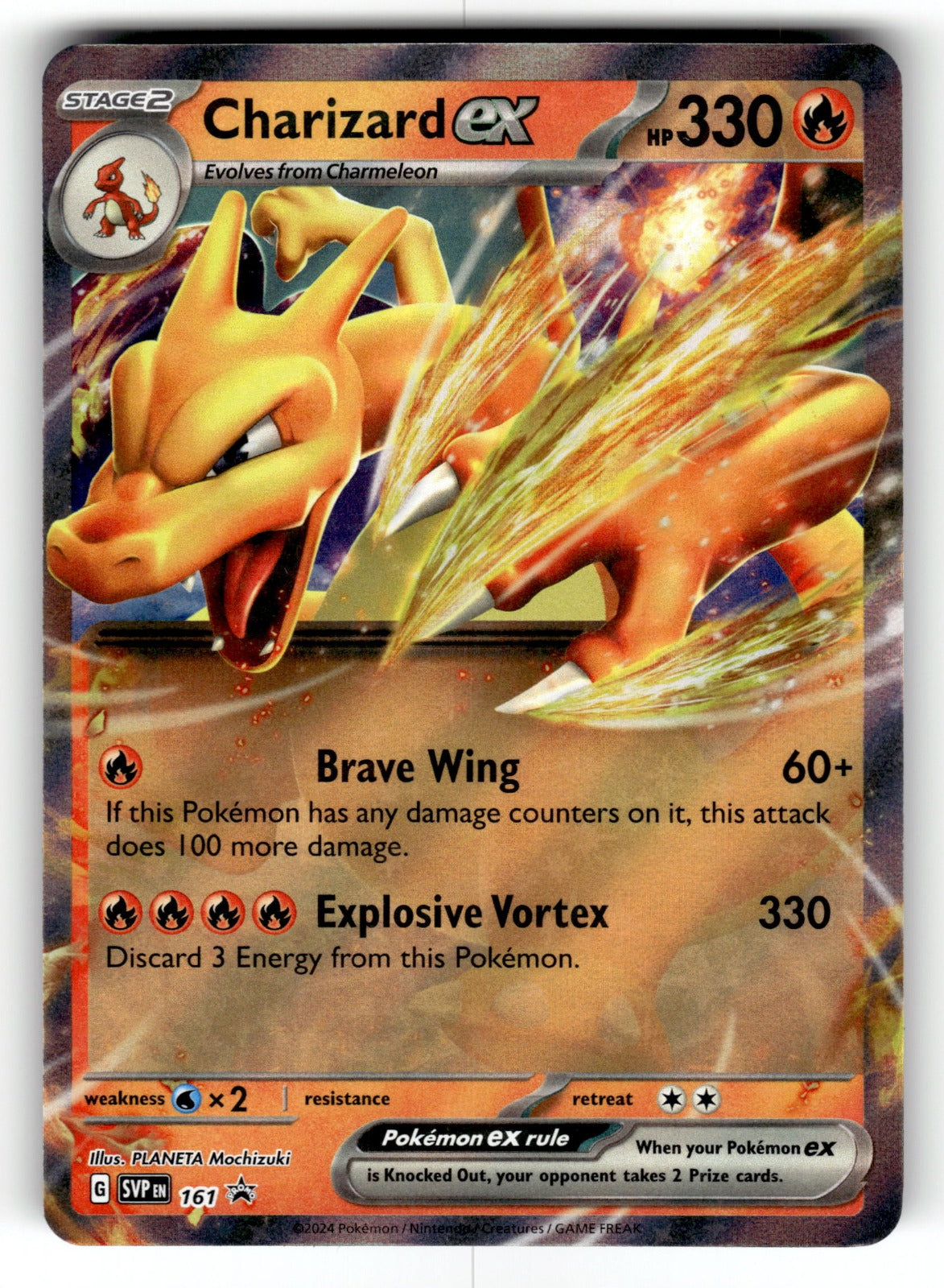Charizard ex - – 161 SVP: SV: Scarlet & Violet Promo Cards Promo Holo NM