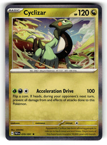 Cyclizar – 070/091 PAF: SV: Paldean Fates Rare Holo NM