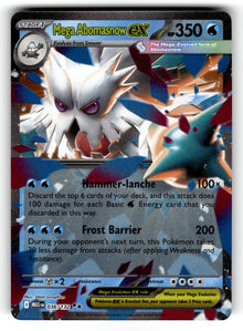 Mega Abomasnow ex - – 036/132 MEG: ME01: Mega Evolution Double Rare Holo NM