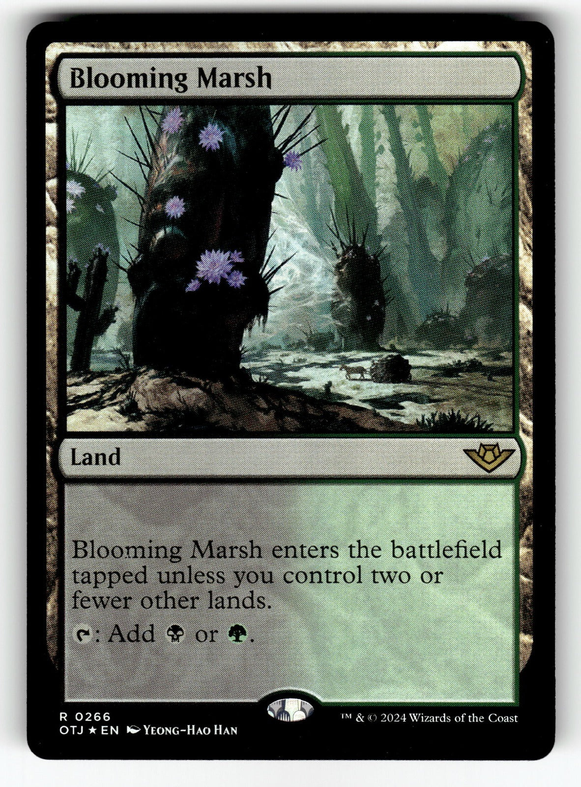 Blooming Marsh – 266 OTJ: Outlaws of Thunder Junction R Foil NM