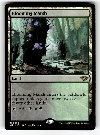 Blooming Marsh – 266 OTJ: Outlaws of Thunder Junction R Foil NM