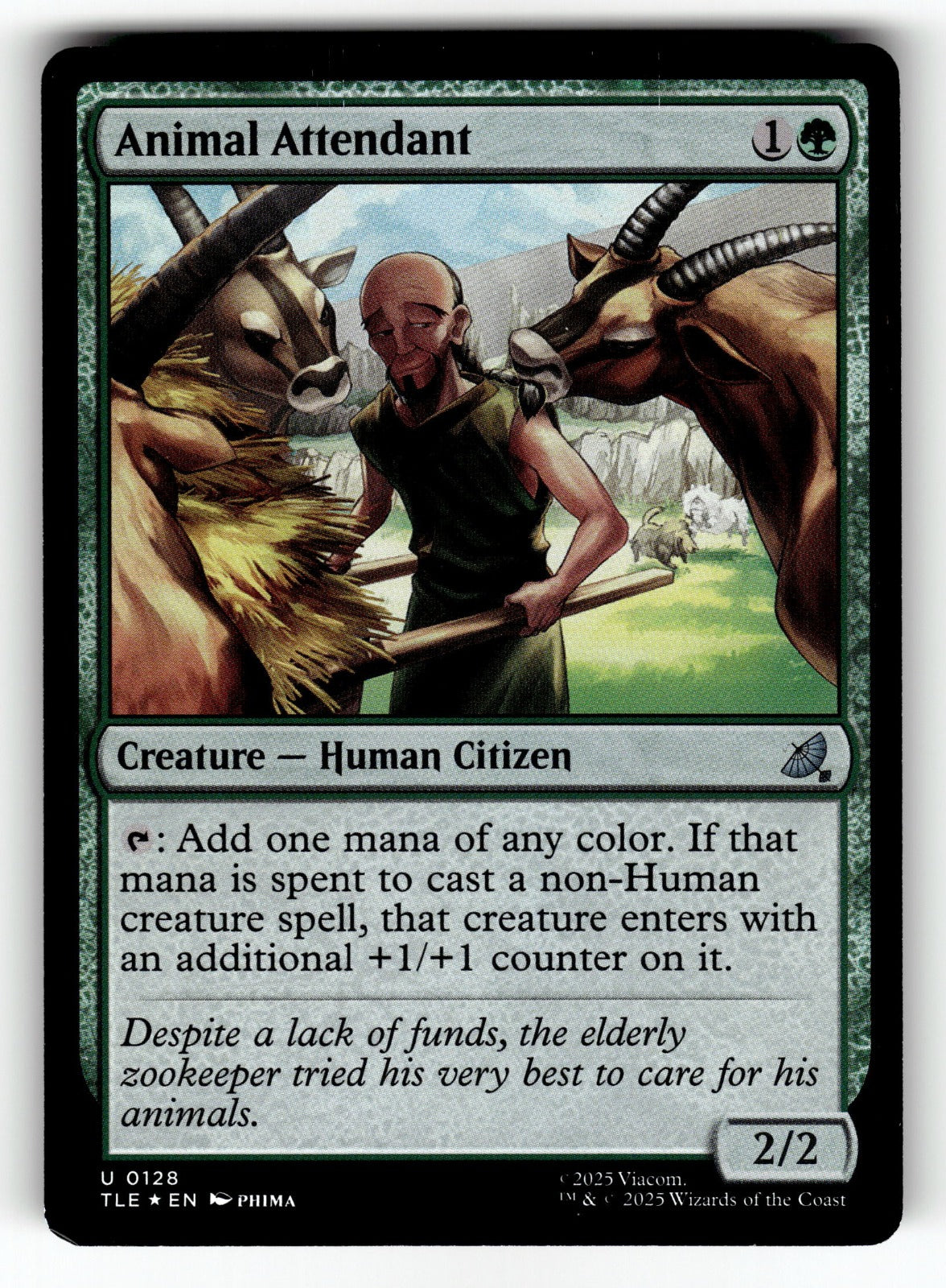 Animal Attendant – 128 TLE: Avatar: The Last Airbender: Eternal-Legal U Foil NM