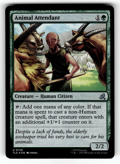 Animal Attendant – 128 TLE: Avatar: The Last Airbender: Eternal-Legal U Foil NM