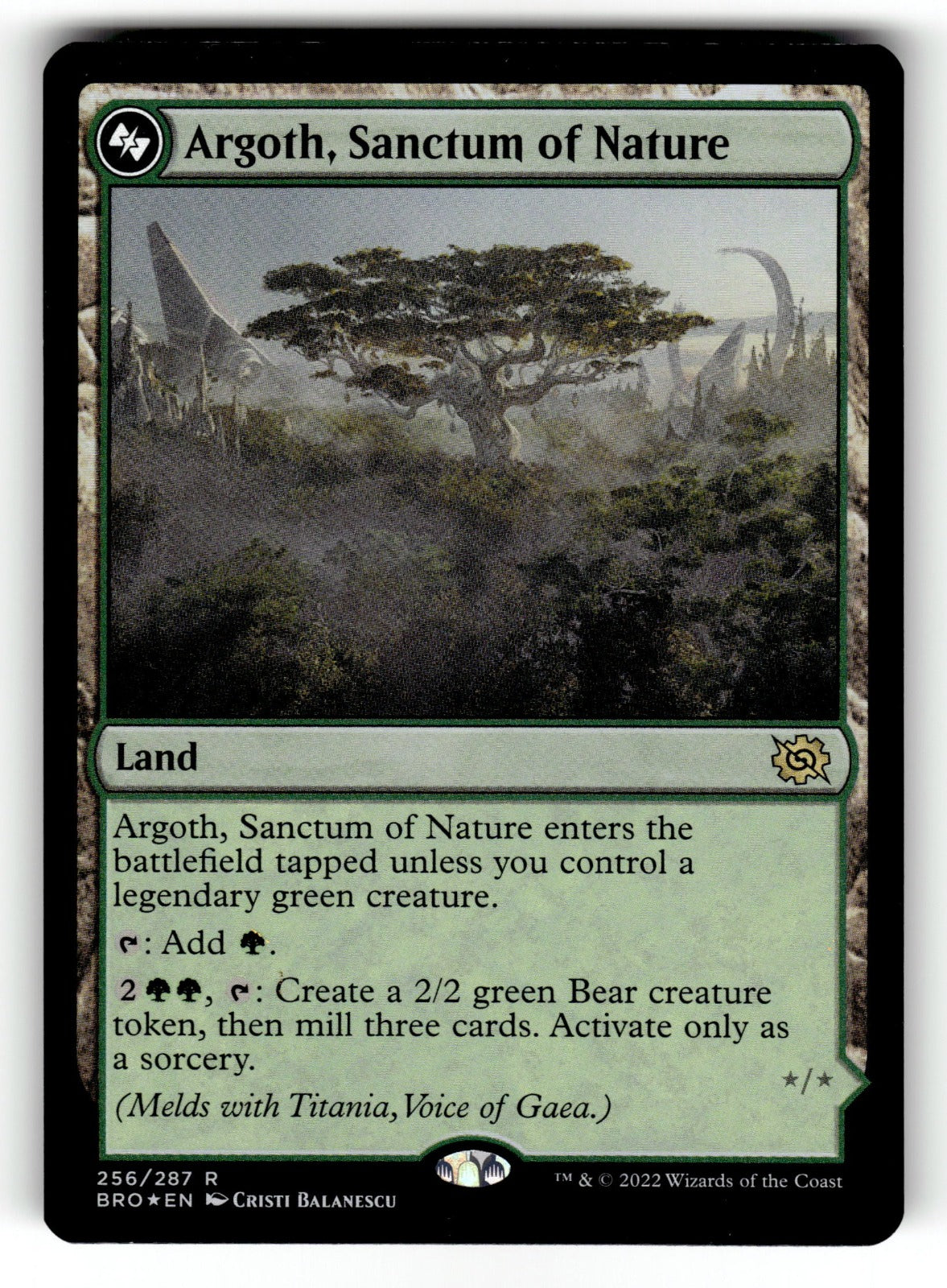 Argoth, Sanctum of Nature – 256 BRO: The Brothers' War R Foil NM