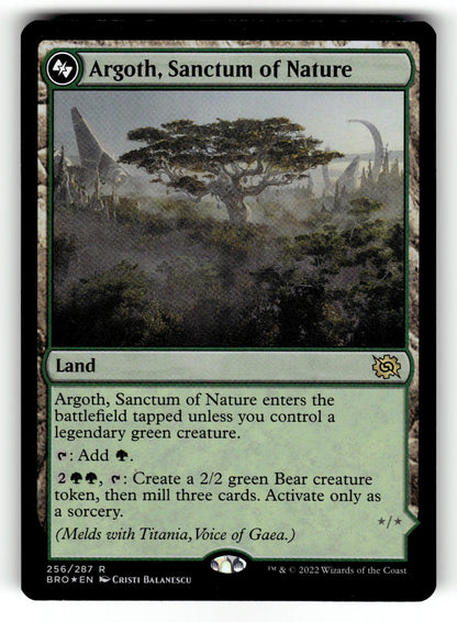 Argoth, Sanctum of Nature – 256 BRO: The Brothers' War R Foil NM