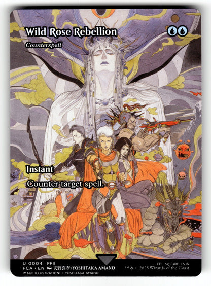 Wild Rose Rebellion - Counterspell (Showcase) – 4 FCA: FINAL FANTASY: Through the Ages U NM