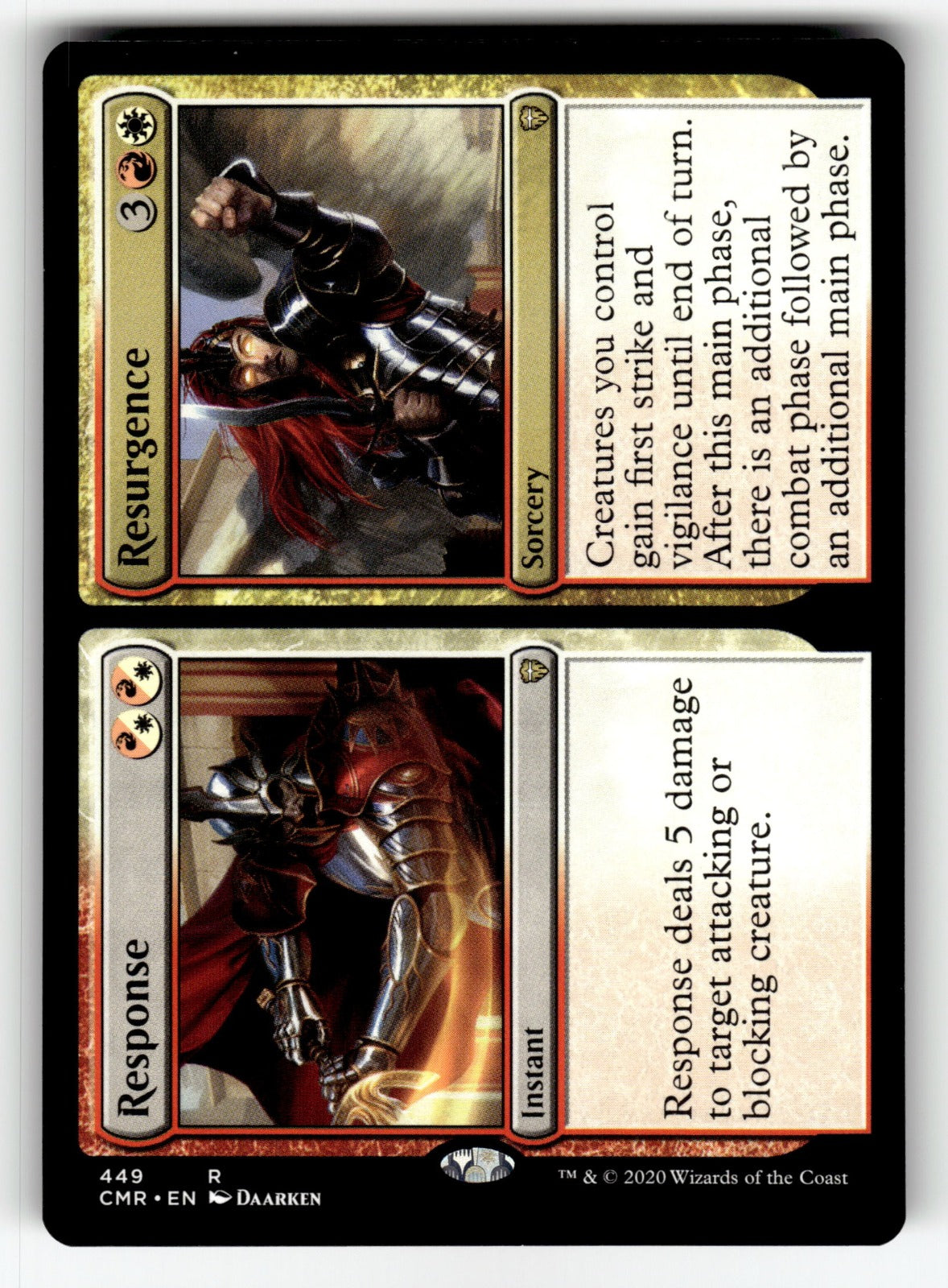Response // Resurgence – 449 CMR: Commander Legends R NM