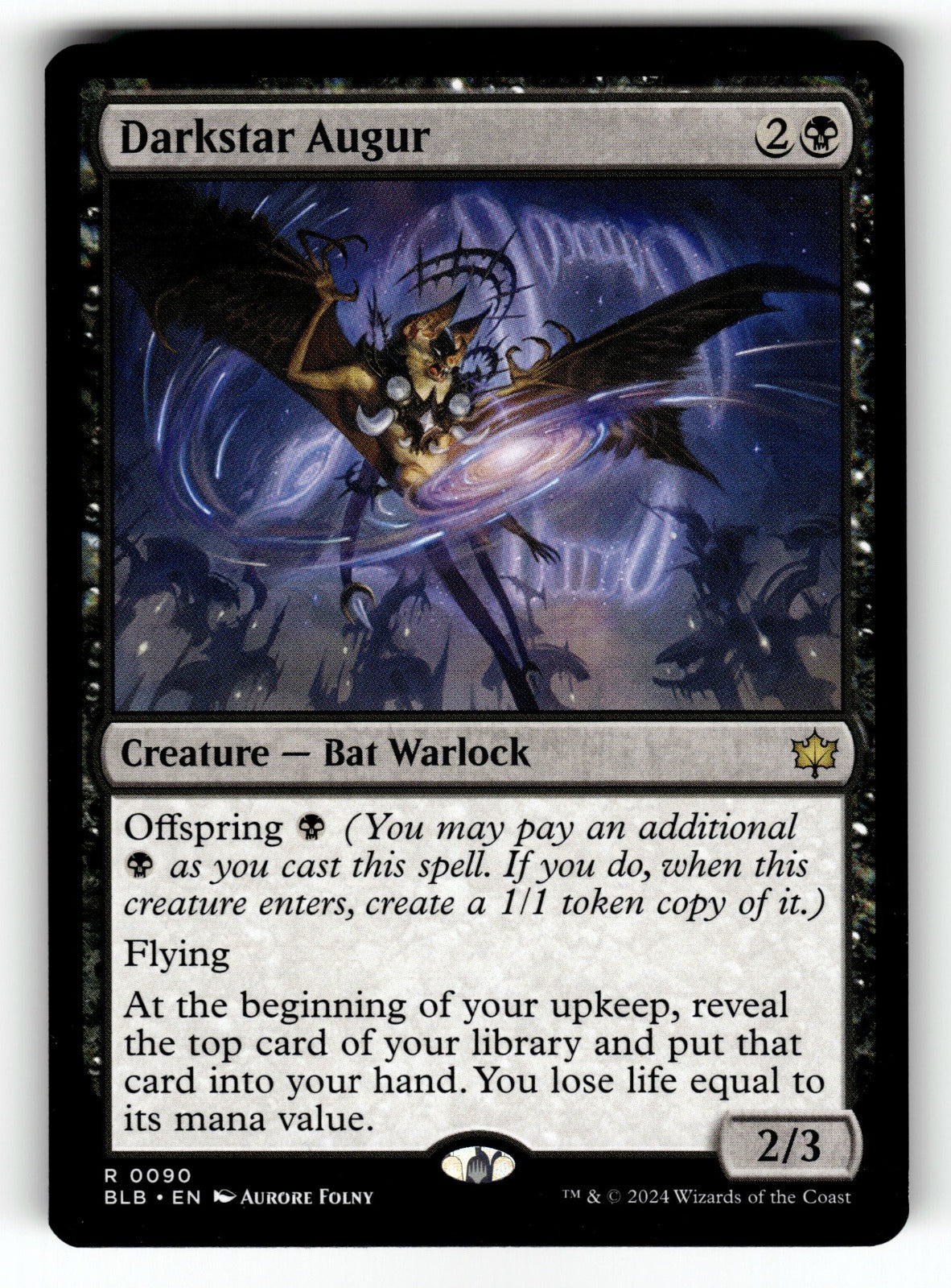 Darkstar Augur – 90 BLB: Bloomburrow R NM