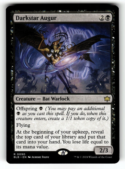 Darkstar Augur – 90 BLB: Bloomburrow R NM