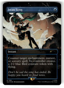 Swan Song (Rainbow Foil) – 1591 SLD: Secret Lair Drop Series R Foil NM