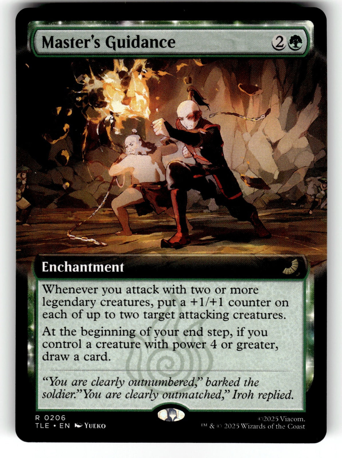 Master's Guidance (Extended Art) – 206 TLE: Avatar: The Last Airbender: Eternal-Legal R NM