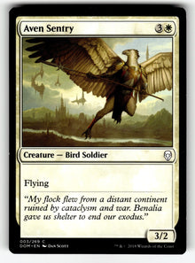 Aven Sentry – 3 DOM: Dominaria C LP
