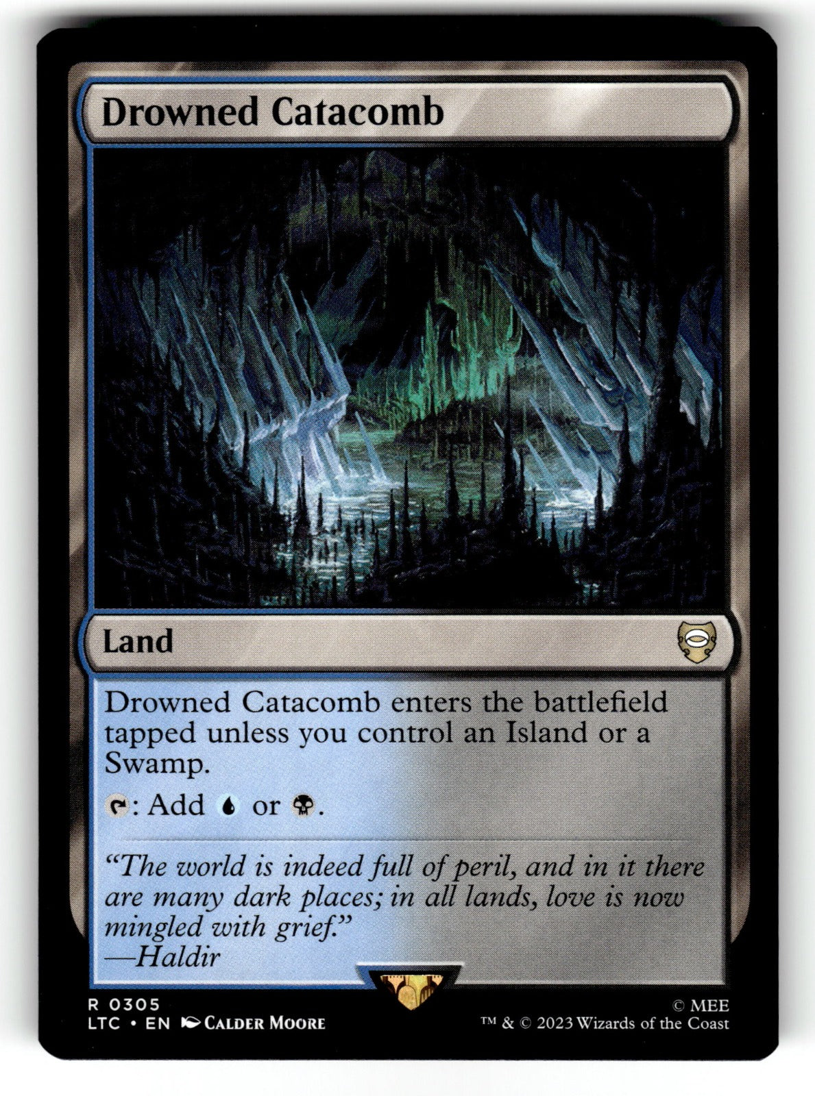 Drowned Catacomb – 305 LTC: Commander: The Lord of the Rings: Tales of Middle-earth R NM