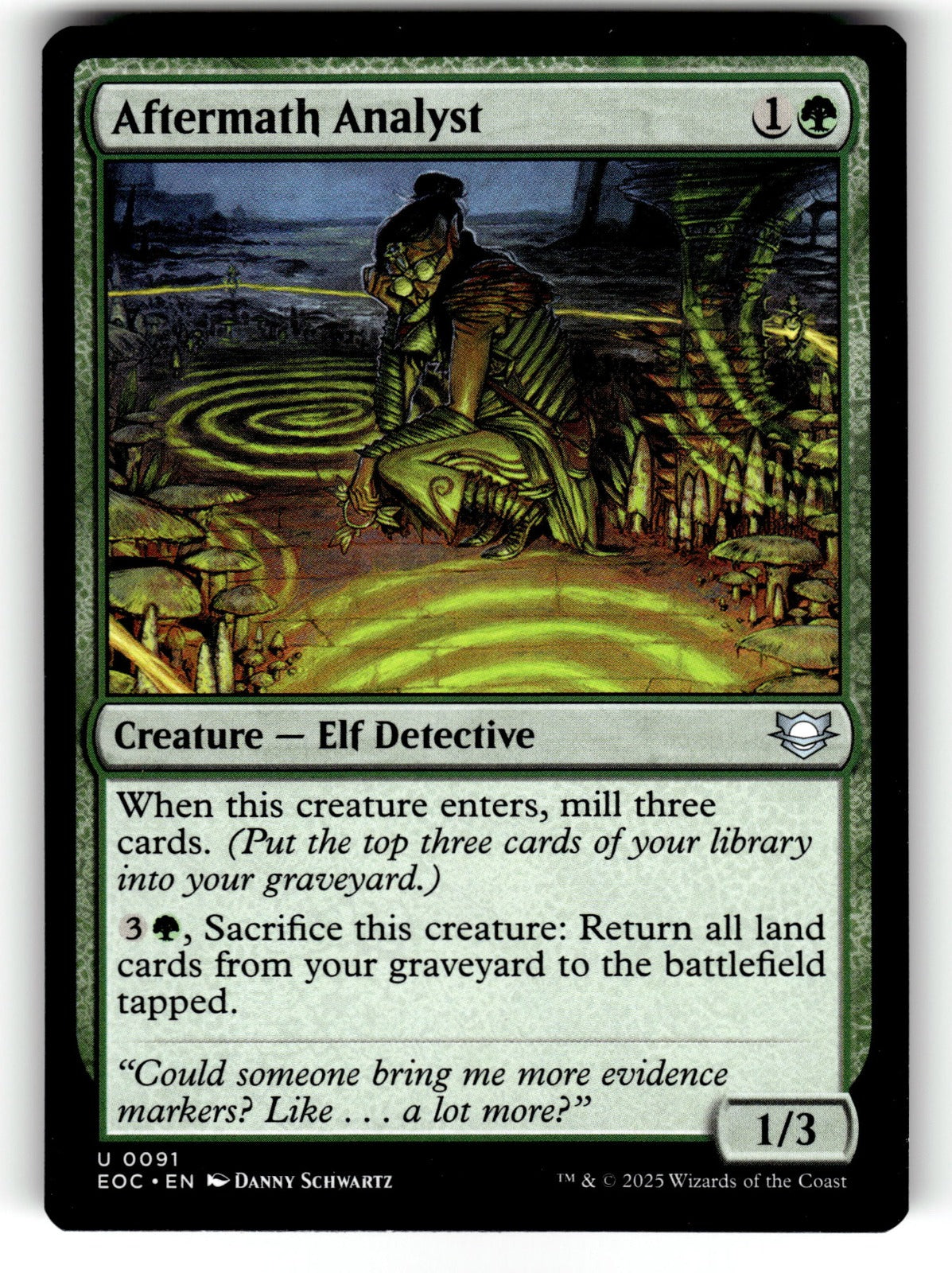 Aftermath Analyst – 91 EOC: Commander: Edge of Eternities U NM
