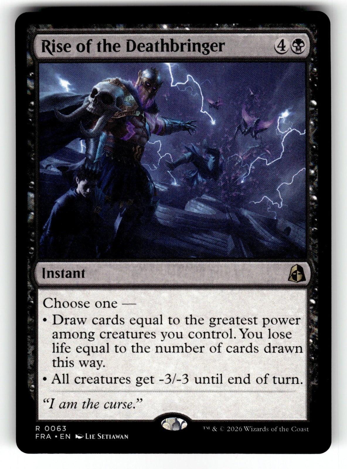Rise of the Deathbringer – 63 FRA: Reality Fracture R NM