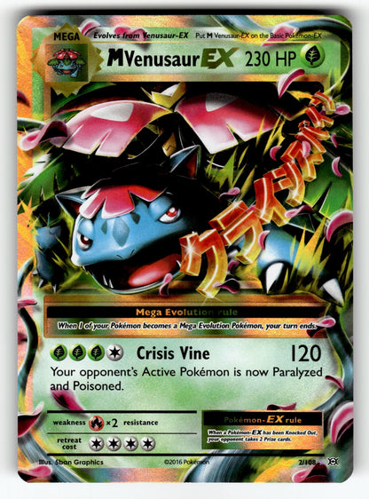 M Venusaur EX – 2/108 EVO: XY - Evolutions Ultra Rare HoloNM
