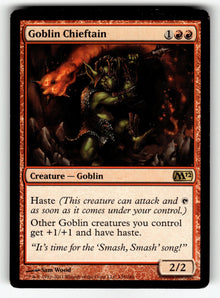Goblin Chieftain – 138 M12: Magic 2012 (M12) R LP